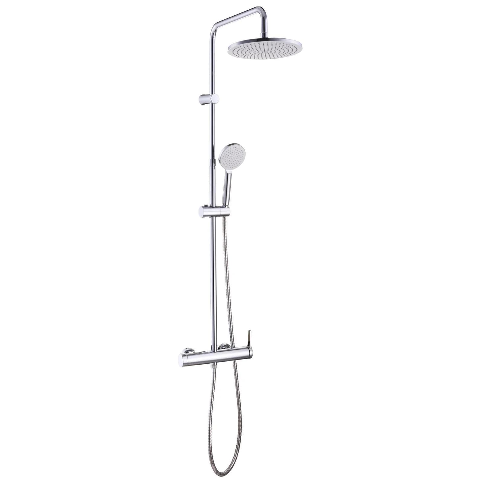 Conjunto De Duche Monocomando Cromado Sensea Essencial