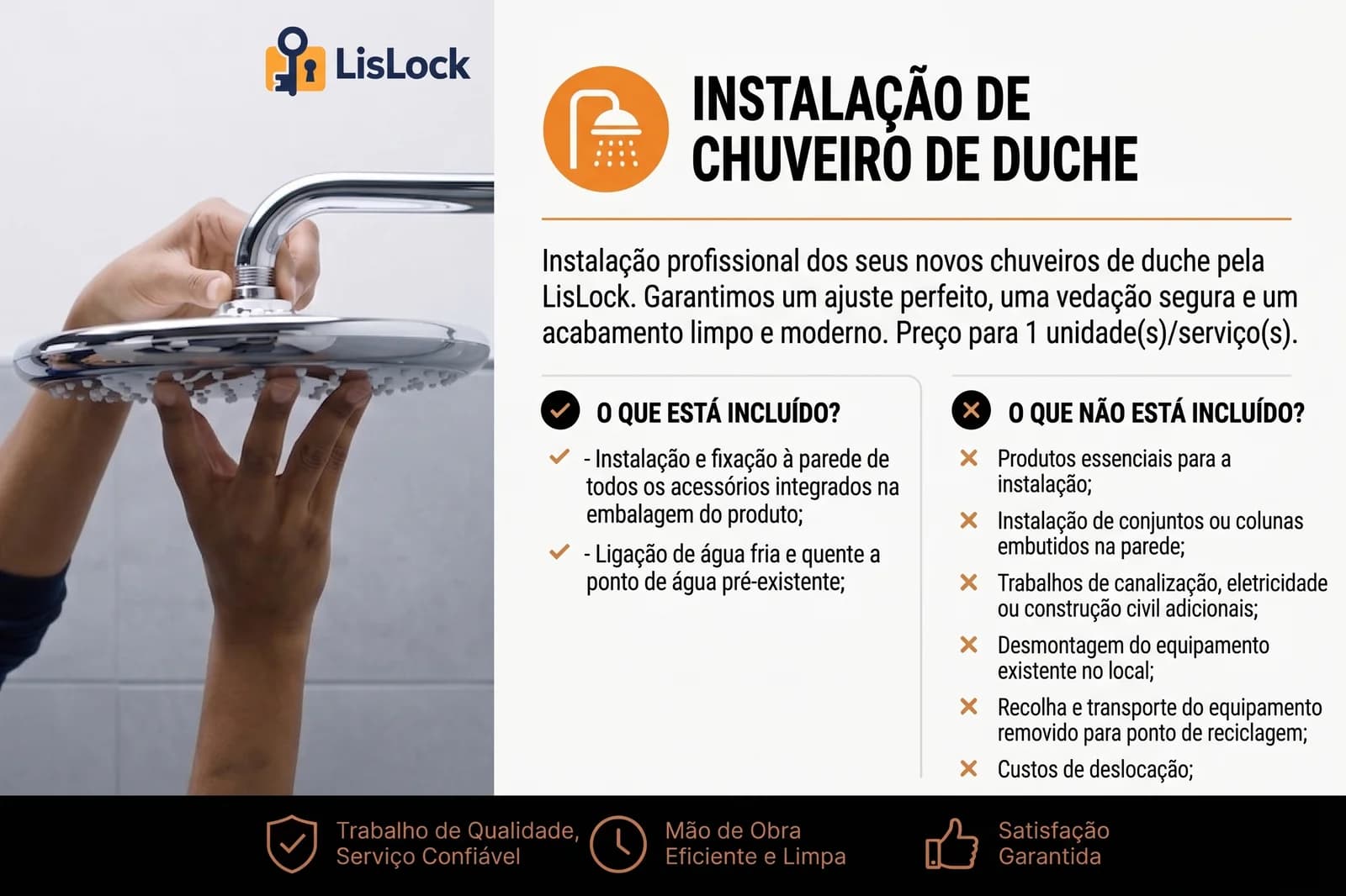 Instalação De Chuveiro De Duche