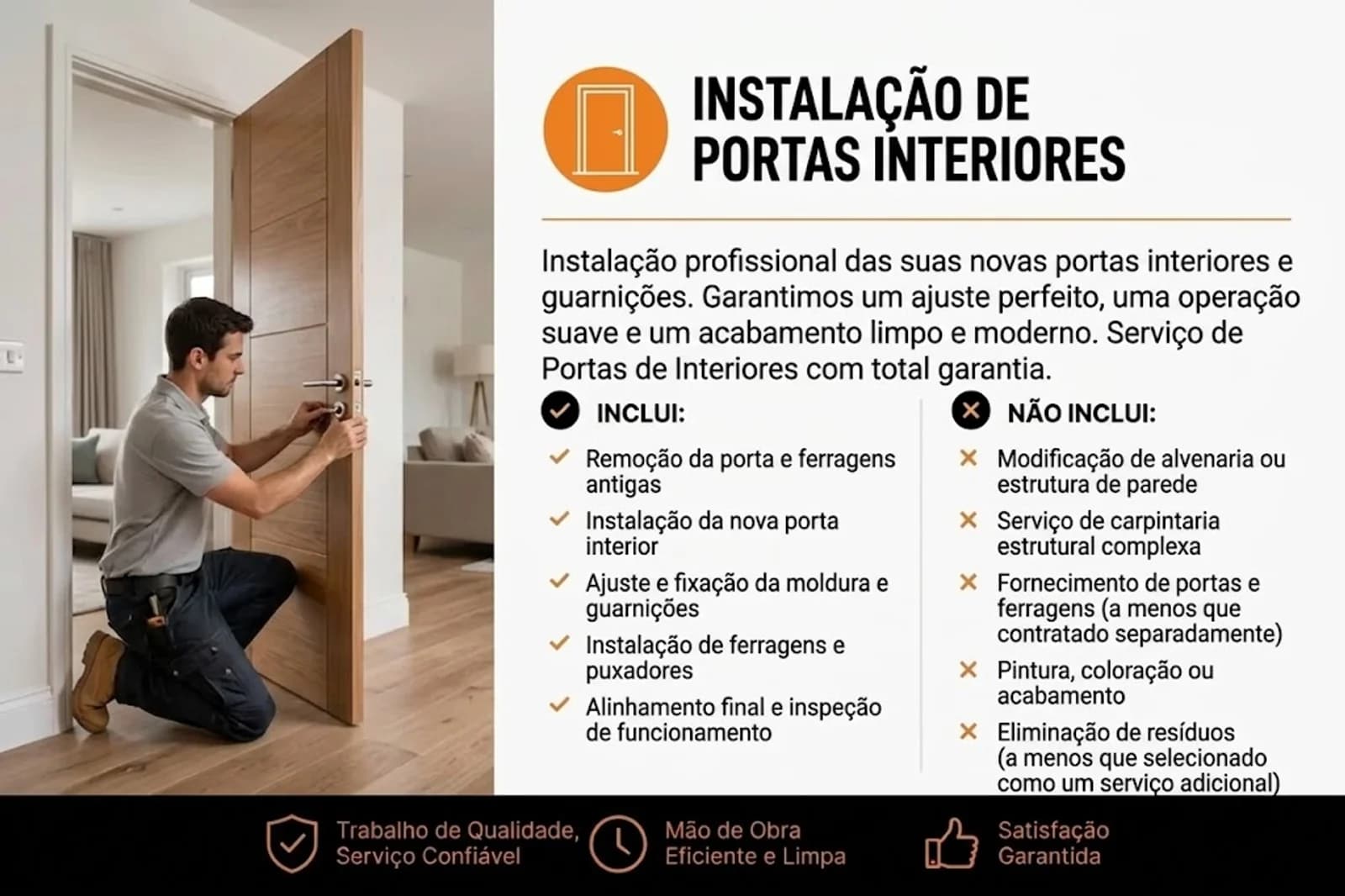 Instalação De Portas Interiores