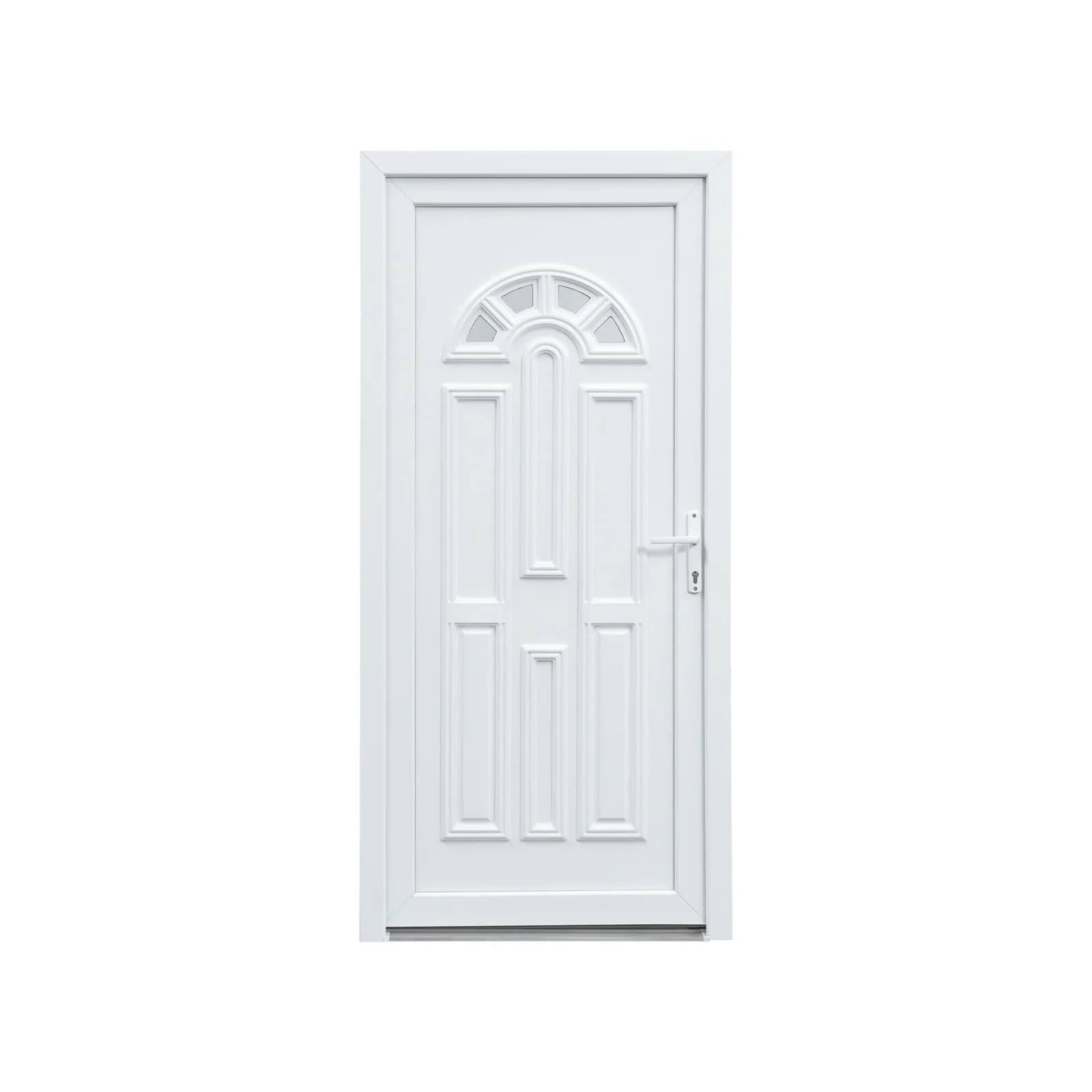 Porta De Entrada Pvc 2 Almofadas Branca Direita