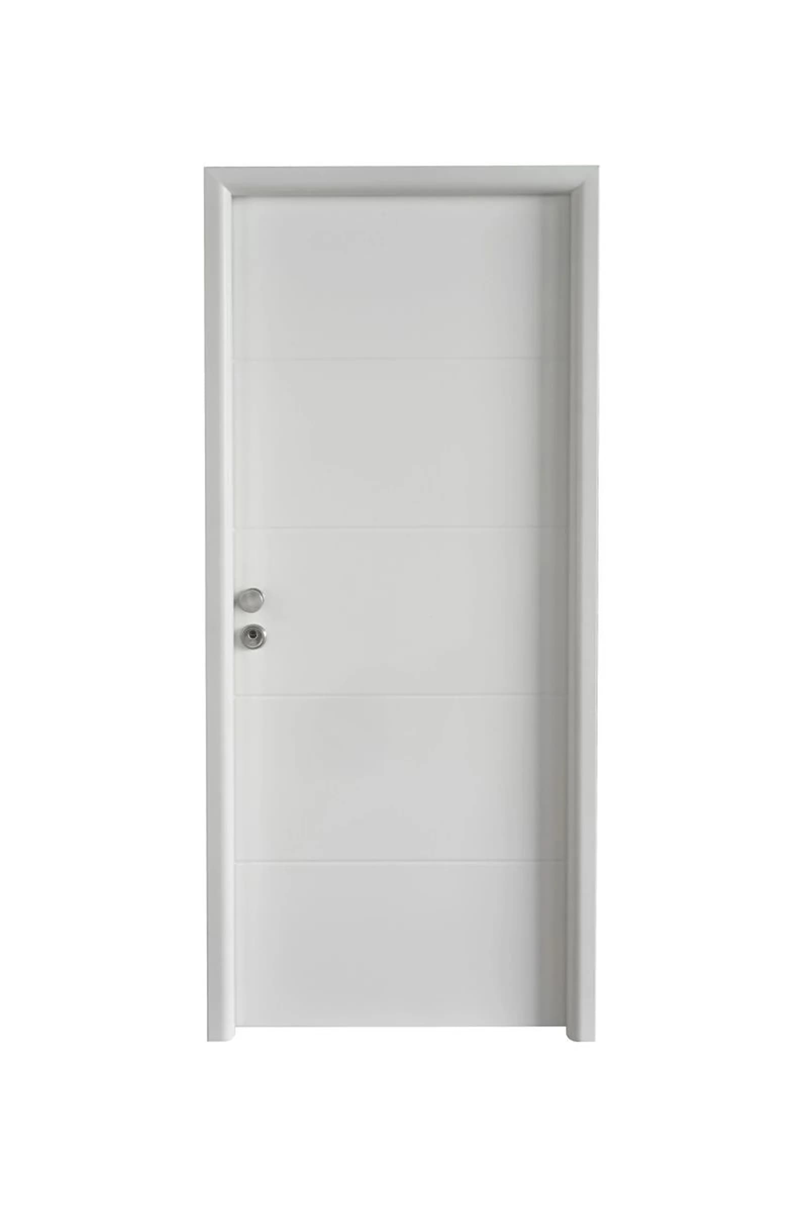 Porta Metal Exterior 3 Pontos Vt5 Branca Direita