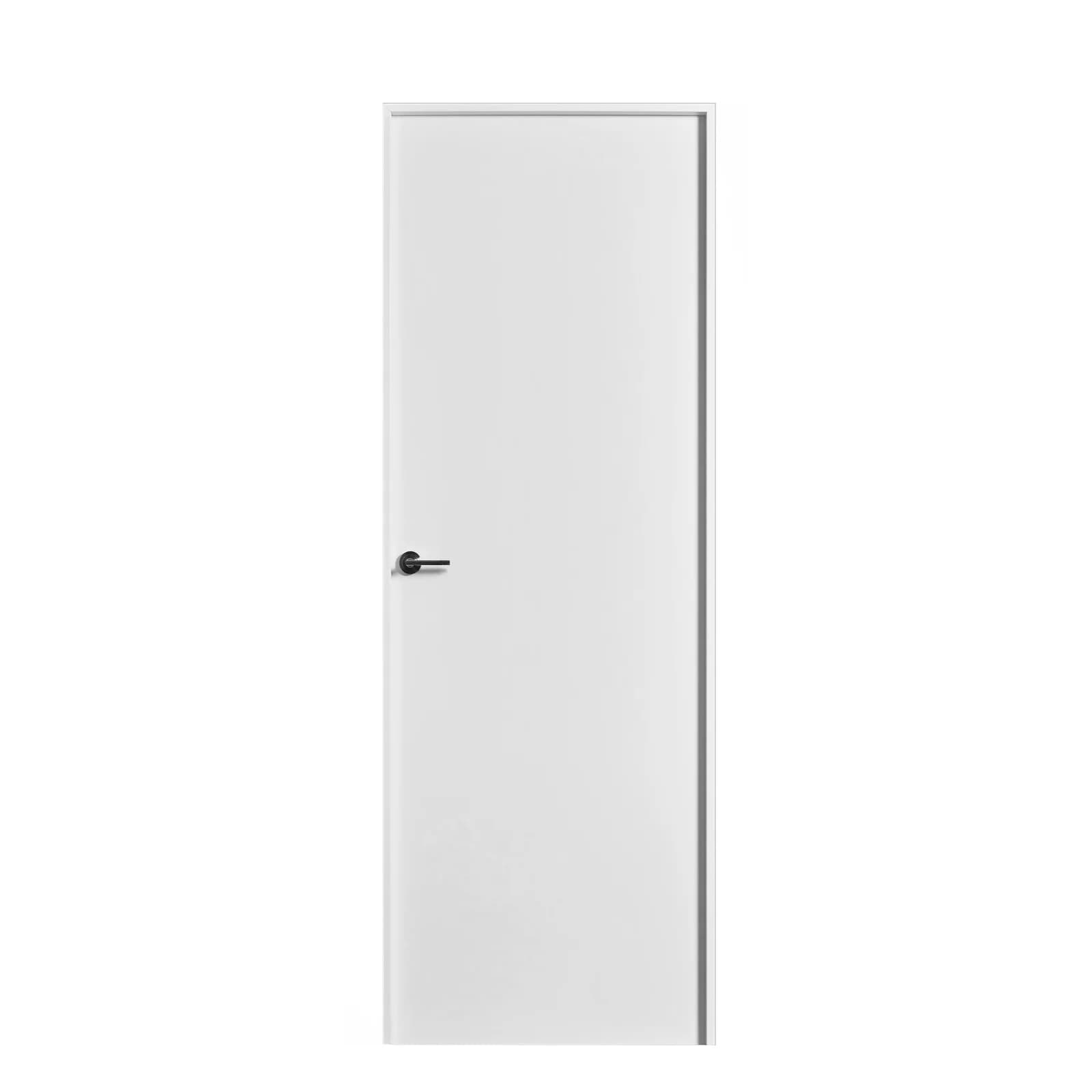 Bloco De Porta Interior Lacado Branco Lisa Direita