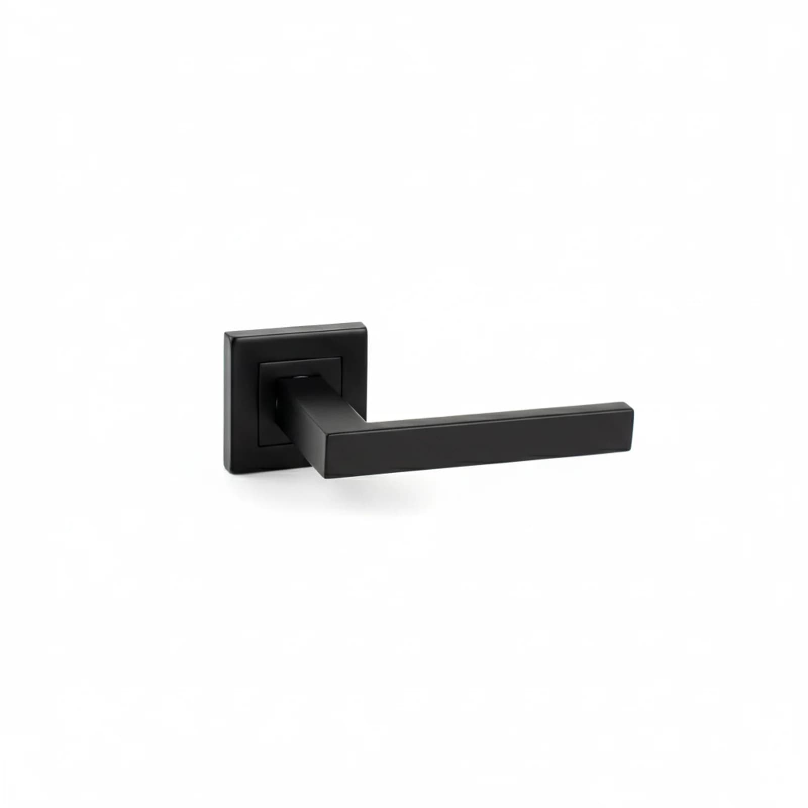 Puxador Roseta Quadrado 2003q Preto Inox