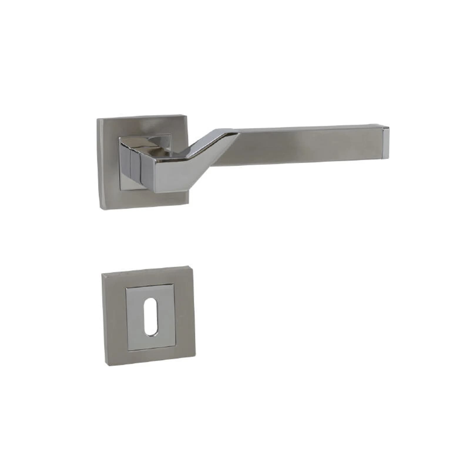 Puxador Roseta Quadrado 8044 Inox